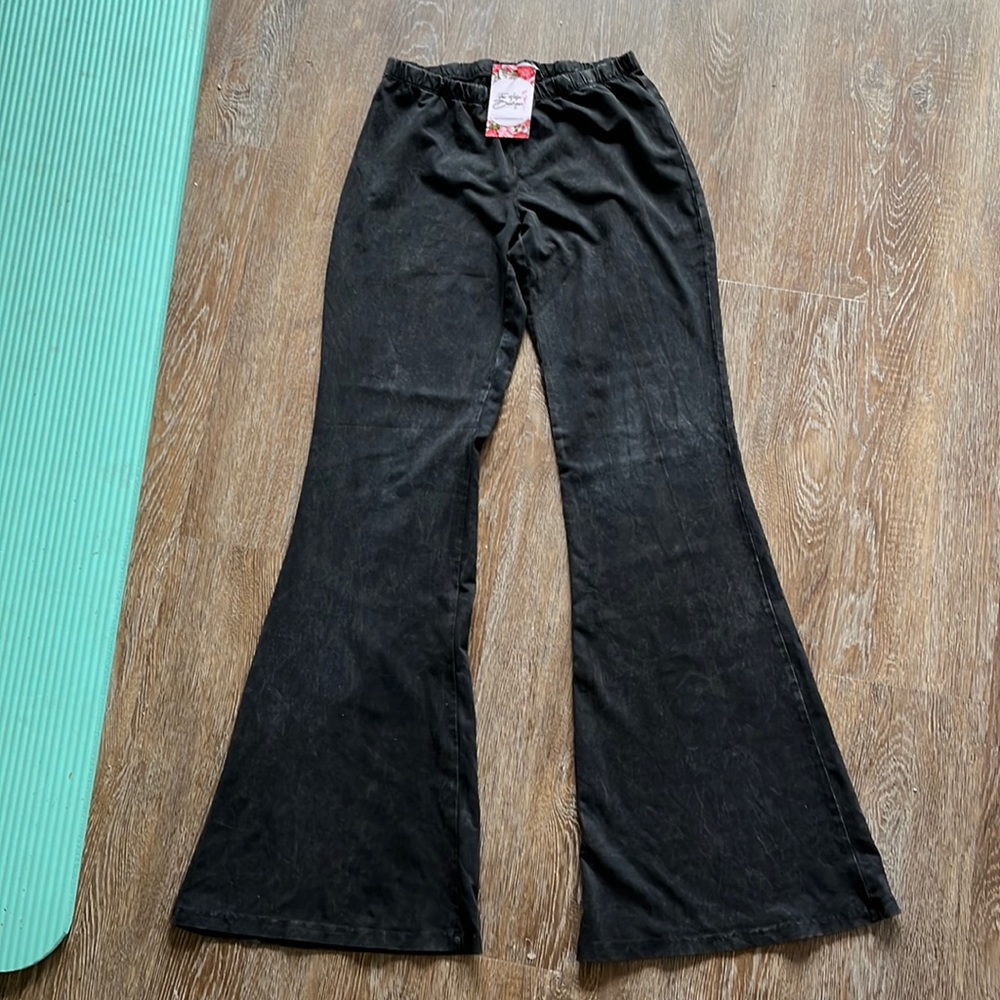 Black bell bottoms